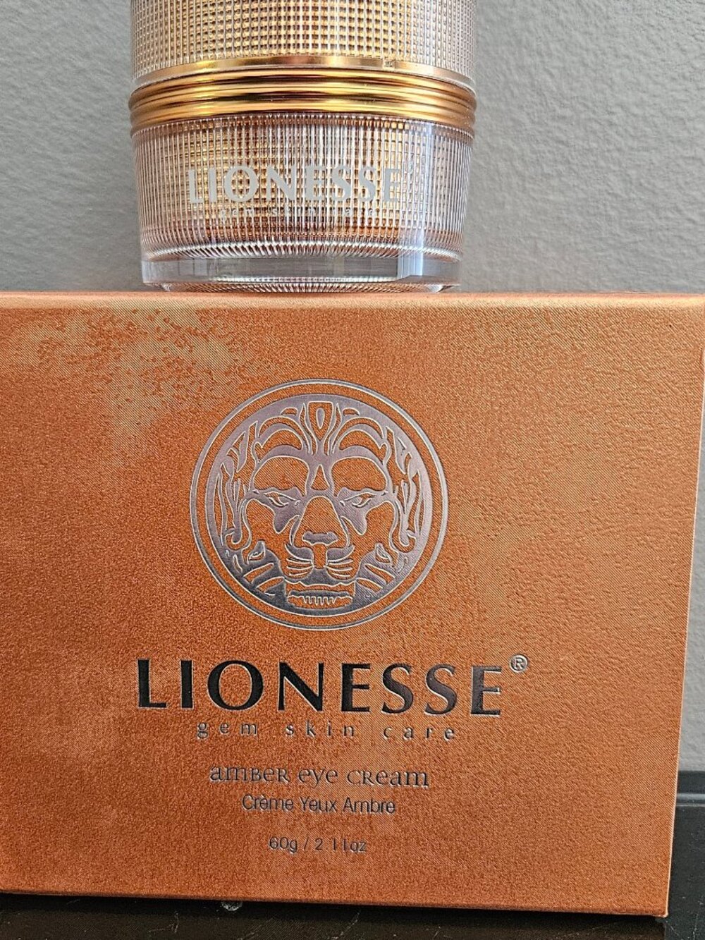 LIONESSE AMBER EYE CREAM-REDUCES PUFFINESS- 2.11 fl oz / 60 g - BRAND NEW-SEALED